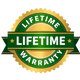 Lifetime warranty seal